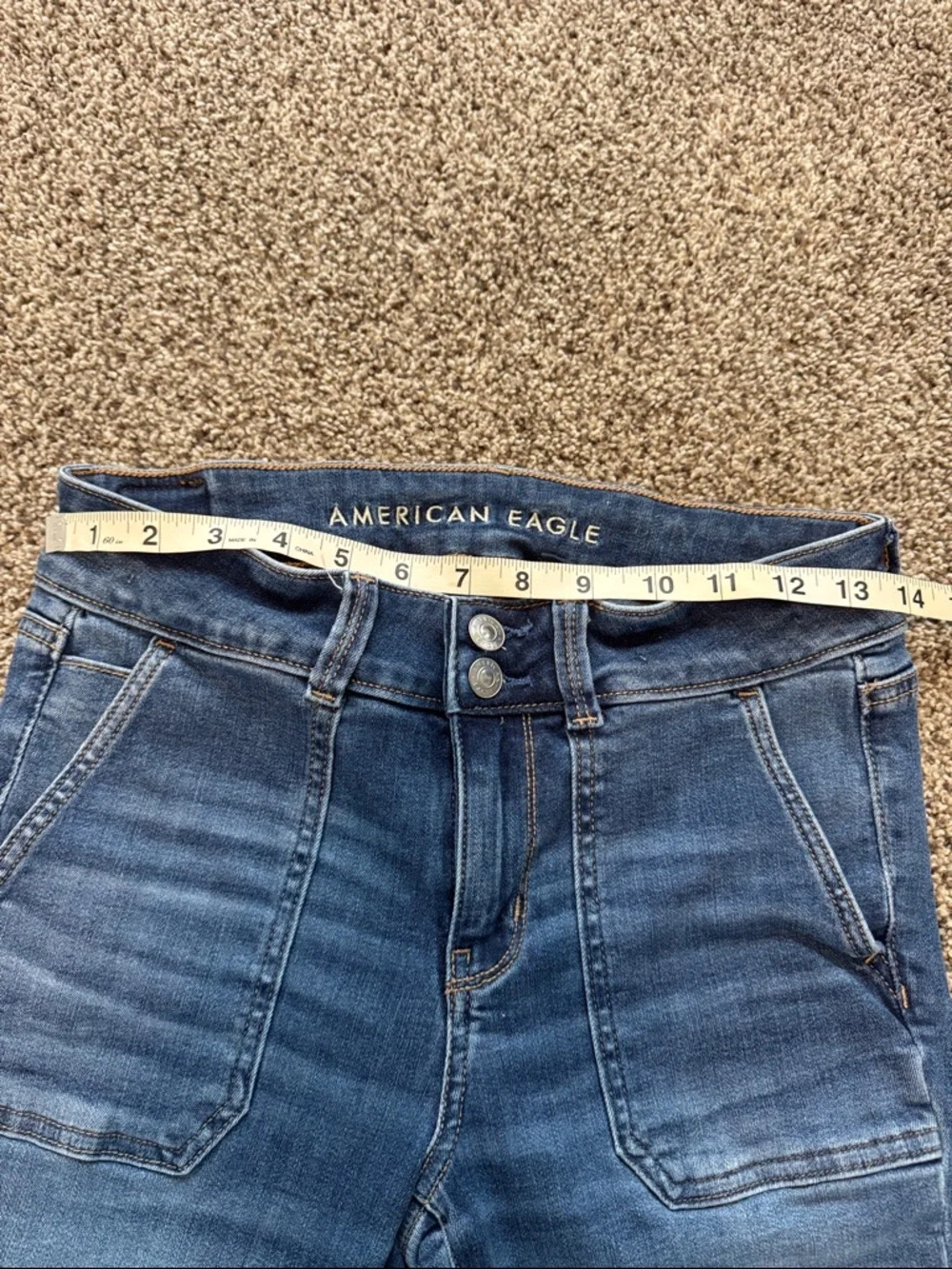 American Eagle Outfitters Women's Artist Crop Capri/Ankle Jeans - Picture 7 of 11